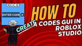 How to create a code gui! | Roblox Studio