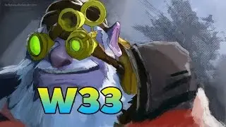 [Dota2] w33 Pro Plays Heroes Sniper Mid Solo Ranked Game [ w33 Perspective ] 7305 MMR