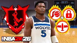 This ANTHONY EDWARDS BUILD is a MENACE in RANDOM REC on NBA 2K26