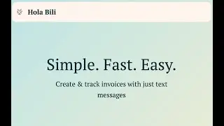 How To Use Bili to Make Invoices with SMS