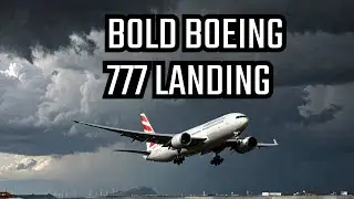 Alitalia Etihad Expo Boeing 777 STORMS Gibraltar Airport RUNWAY!