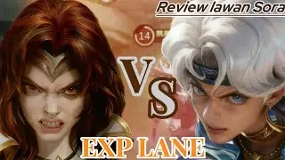 REVIEW SORA JADI LAWAN JADI LAWAN | HILDA VS SORA DI EXP LANE | HILDA MOBILE LEGENDS