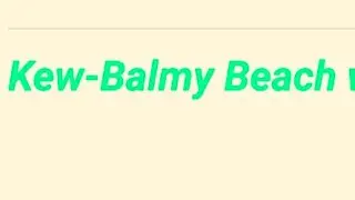 Kew - balmy Beach with snow 🍁walk  is live!