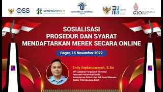 Sosialisasi Prosedur dan Syarat Mendaftarkan Merek Secara Online