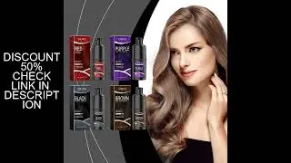 Eelhoe 100ml Instant Coloring Shampoo Natural Hair Dye Covering Gray White Nourishing Lasting Fashio