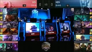 UOL vs H2K Game 1 Highlights - UNICORNS OF LOVE vs H2K EU LCS Week 9 Summer 2016
