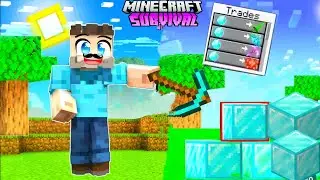 Minecraft But BLOCKS Trade SUPER OP ITEMS😨