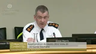 Garda Commissioner Drew Harris on the 'bike case' at Public Accounts Committee