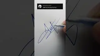 How to make Arif name's stylish signature.  #signature #design #howto