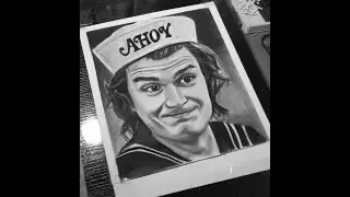 How to draw Steve Harrington 🔥Stranger things realistic pencil drawing ✏️
