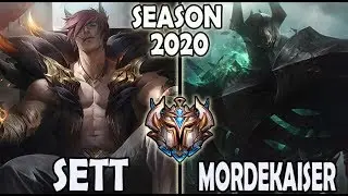 Sett vs Mordekaiser TOP [ T1 Roach ] Lol Challenger Korea