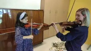 Prywatna Szkoła Muzyczna I st. w Rumi. W. Kalinnikow - Żuraw w duecie (wyk. uczennica kl. I)