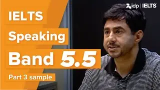 Band 5.5 | IELTS Speaking test sample – Part 3 (Ali)