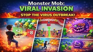 Monster Mob: Viral Invasion Gameplay | Launch Monsters & Spread Chaos 👾🔥