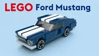 Ford Mustang 1967 in Under 100 LEGO Pieces | Full Build Tutorial