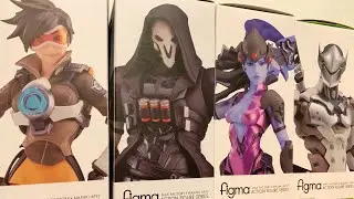 OVERWATCH Figma figures SO FAR... TRACER, REAPER, GENJI, WIDOW MAKER