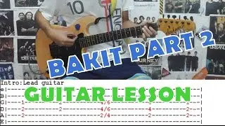 Bakit Part 2 - Mayonnaise(Guitar Lesson/Cover)with Chords and Tab