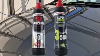 Menzerna Heavy Cut Compound 400 & Super Finish 3500 Two Step Paint Correction #autodetailing