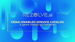 GenAI enable service catalog