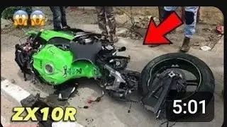 Top 10 Kawasaki ZX10R Crashes In India | Pro Rider 1000, UK07 Rider, jatt  #ciddubbing  