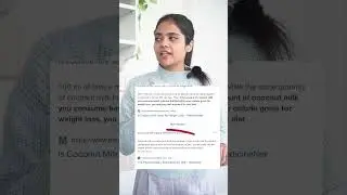 Daily Coconut milk for weight loss ?? | Somya Luhadia #shorts #youtubeshorts #ytshorts