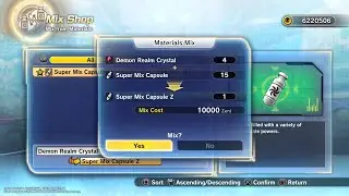 Xenoverse 2 how to get super mix Z capsule