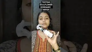 Testing Rosemary Water | #rosmarywater #soulflower #haircare