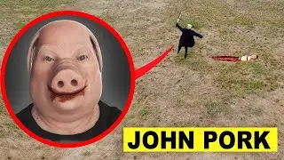 DROHNE &uuml;berwacht JOHN PORK in REAL LIFE um 3 UHR mittags !!