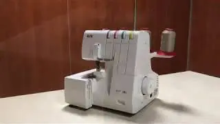 C&oacute;mo enhebrar una overlock Alfa 8707 (&aacute;ncora inferior)