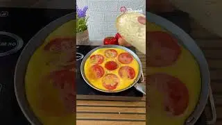 Potato Omelette Wrap #potato #omlette #wrap #food