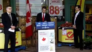 Mark Warawa Launches ' Buy Canadian' campaign
