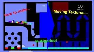 How to make moving textures in Algodoo!