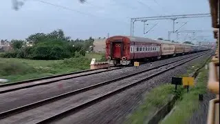 ICF _ Rajdhani+Duronto+Utkrisht+Livery Coaches At UNDI Railway Station  June 2021