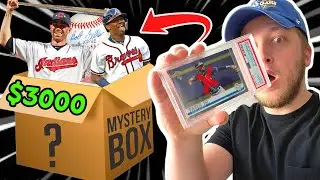 Opening *RARE* MLB MYSTERY BOX with INSANE ROOKIE CARDS in it.. (wow)