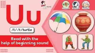 Read Letter Uu Words with Beginning Sound | Sound Activity | Phonics Reading | Nursery