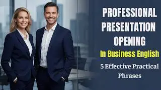 5 Executive Ways to Start a Presentation & Command Attention | Business English