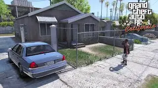 GTA 5 - REAL LA STREET LIFE - LOOKING AT A HOUSE IN COMPTON - LA REVO #7