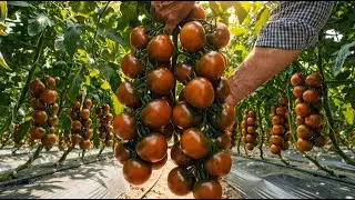 Incredible Modern Agriculture: Growing Chocolate Tomatoes 🍅 (From Seed to Harvest)