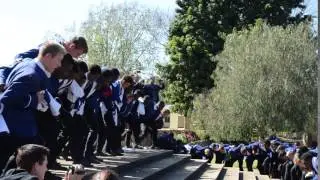 2015 - Peterhouse Boys - War Cry on Steps
