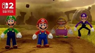 Mario Party Jamboree Nintendo Switch 2 Multiplayer Minigames - Luigi vs Mario vs Wario vs Waluigi