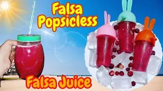 Yummy Falsa Juice  & Popsicle Recipe||Falsa Sharbat ||Falsa Kulfi (icecream)@FoodfusionPk  #fypシ