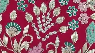 Zardozi Bridal lahenga#handmade Lehenga chunni zari work