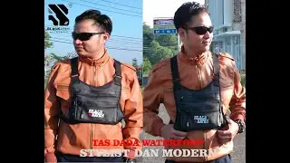 tas dada pria chest bag waterproof