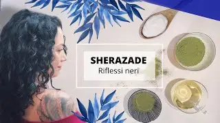 SHERAZADE per CAPELLI NERI! come ravvivare i riflessi nero blu con l&rsquo; #indigo! #haircare #henne