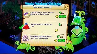 webkinz arcade games, wacky weekend, daily activities, room design & monthly tasks