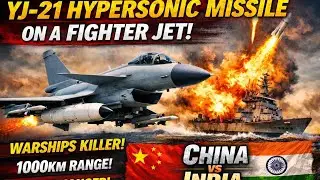 China New YJ-21 Air To Ground Hypersonic Missile With J-10C 🔥 Range 1000km😱 #pakistan #j10c #china 