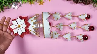 🔴🔔DIY - Christmas decor - Bells from recycled plastic bottles