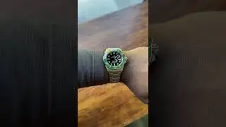Trying on the Rolex Starbucks 126610LV Mark II #rolex #submariner #starbucks #watches