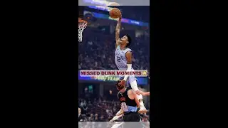 Missed dunk moments p6 😳 NBA Nation #Shorts
