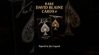 Unboxing the RAREST David Blaine Playing Cards #cardistry #shorts